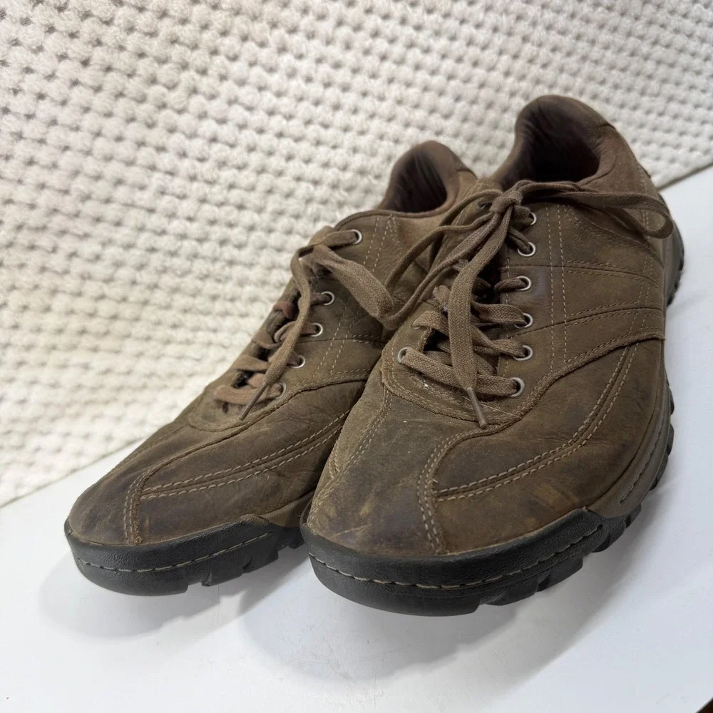 Merrell Canteen J42107 Shoes Men 13 Brown Leather Casual Hiking Walking Sneakers